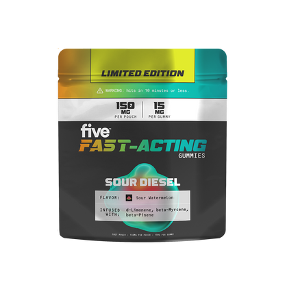 sour diesel fast-acting 15mg gummies